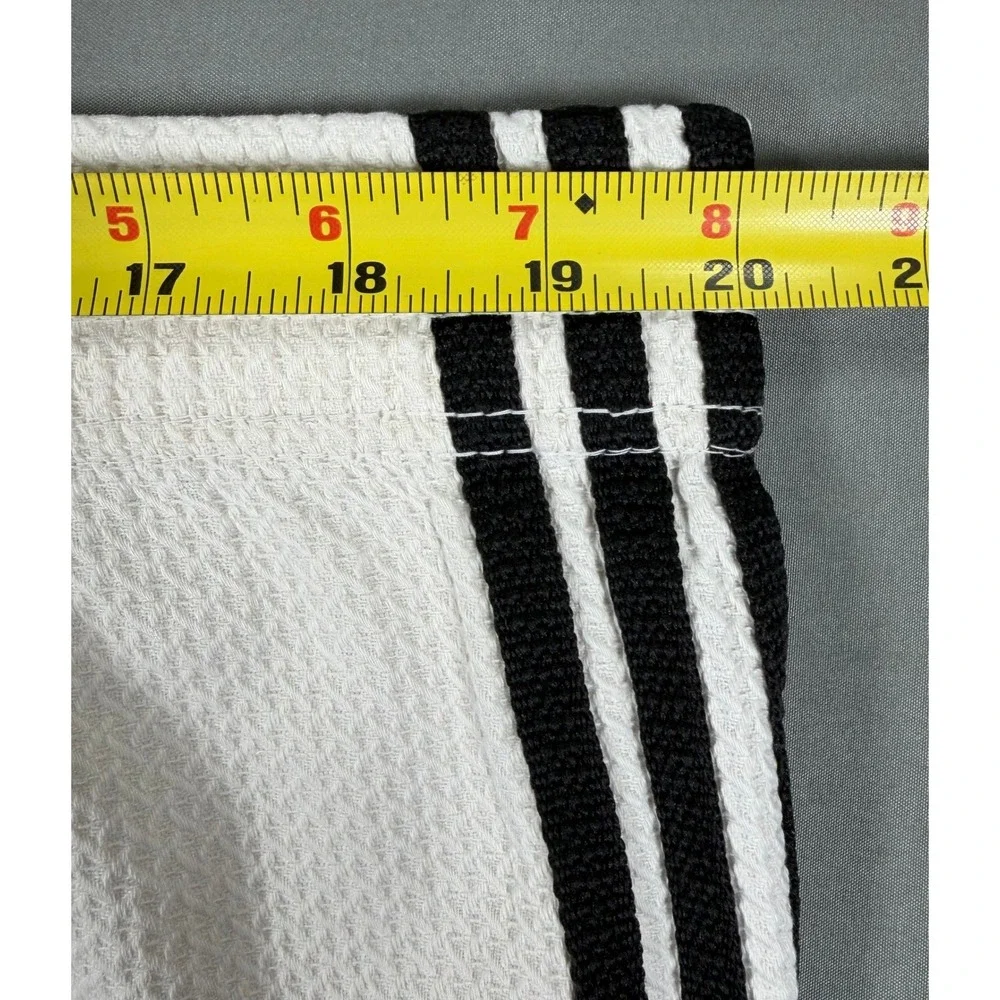 Adidas Martial Arts Gi Pants Mens Size 5 190cm White Black Stripes Taekwondo